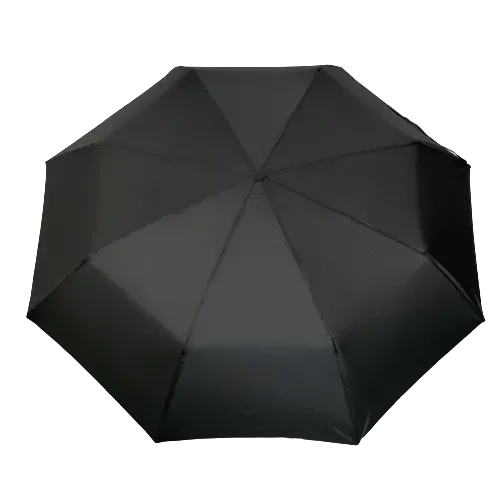Černý automatický deštník