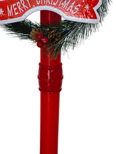 Vánoční pouliční lampa 120 cm | svítící dekorace pro vnitřní výzdobu