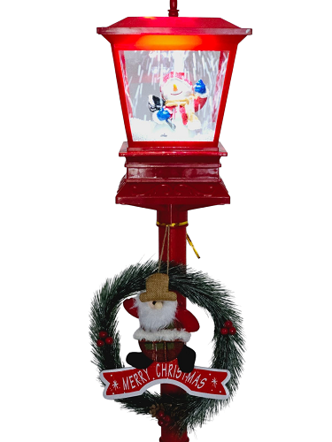 Vánoční pouliční lampa 120 cm | svítící dekorace pro vnitřní výzdobu