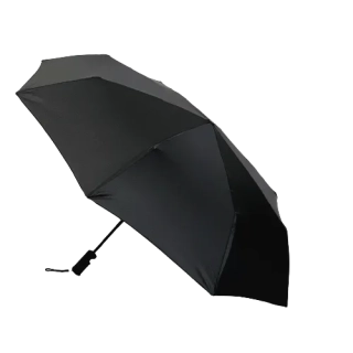 Černý automatický deštník